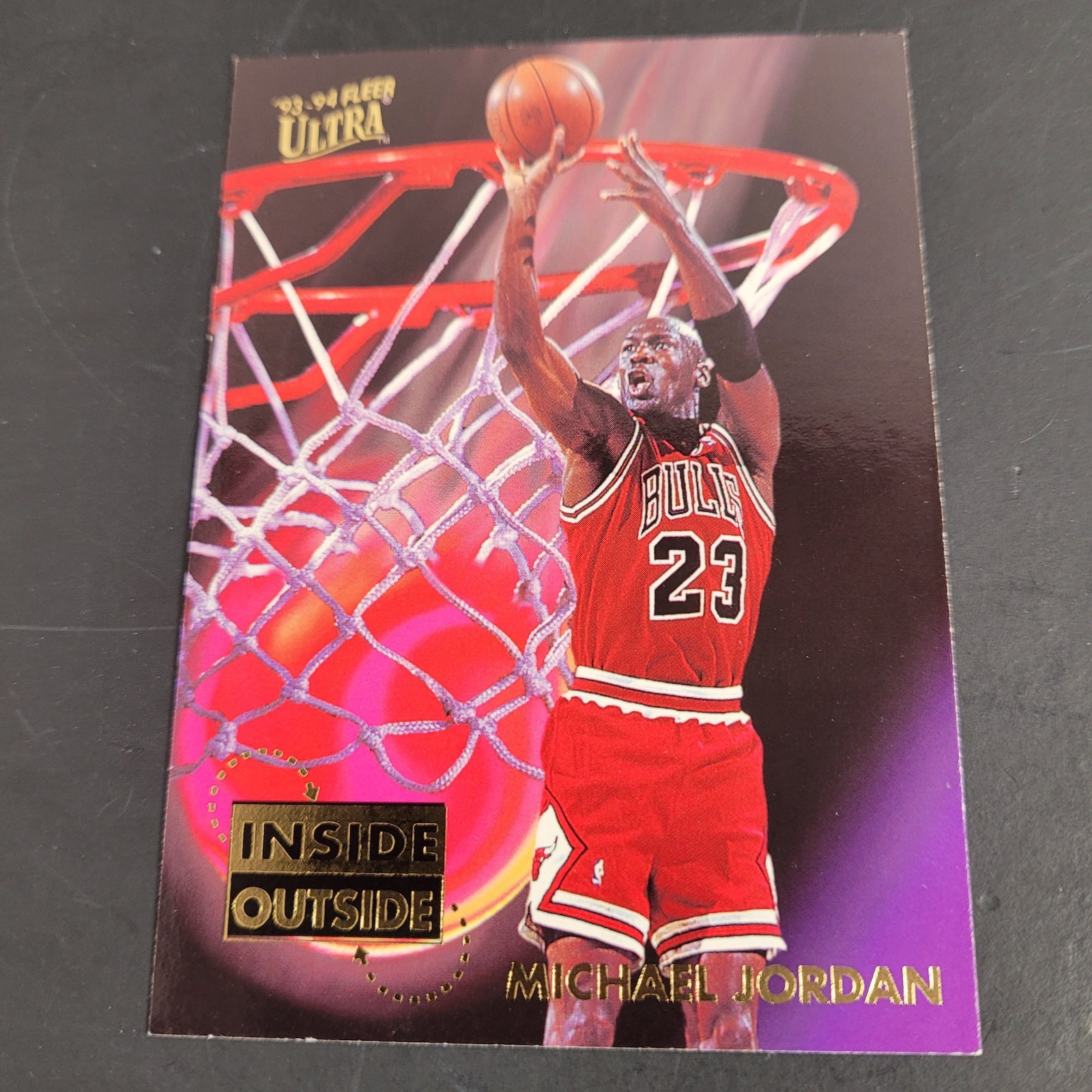 Michael Jordan 1993-94 Fleer Ultra Inside Outside Insert Bulls HoF #4 See Pics