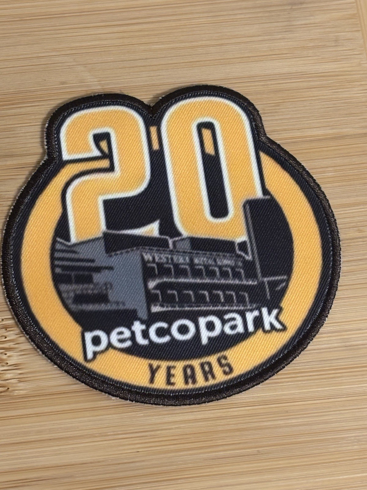 New Petco Park 20th Anniversary Logo Sew On Patch Santiago Padres 4″ Free Shipp