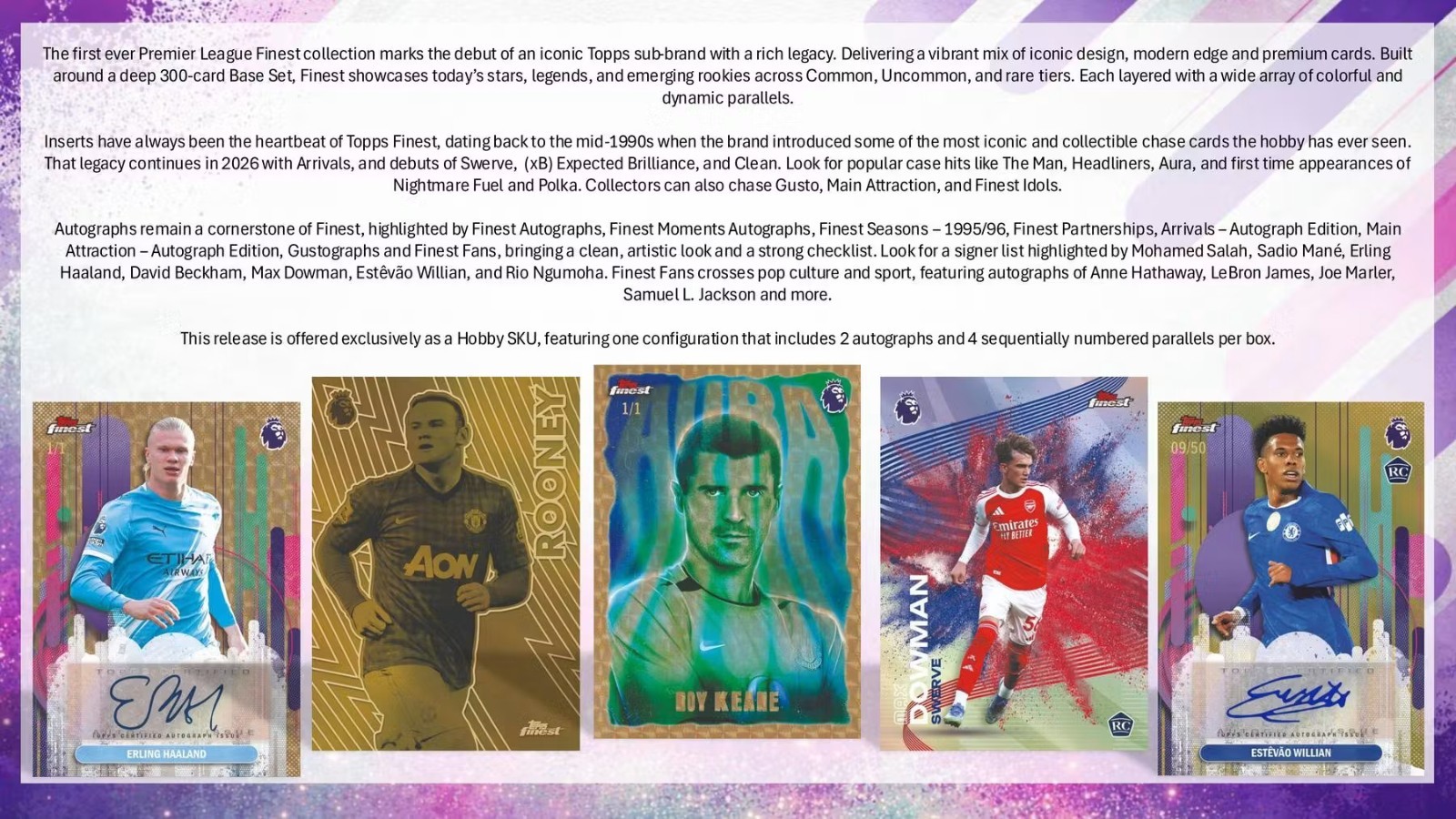 2026 TOPPS FINEST PREMIER LEAGUE SOCCER EPL HOBBY BOX – NEW – FREE SHIP 🔥🔥🔥