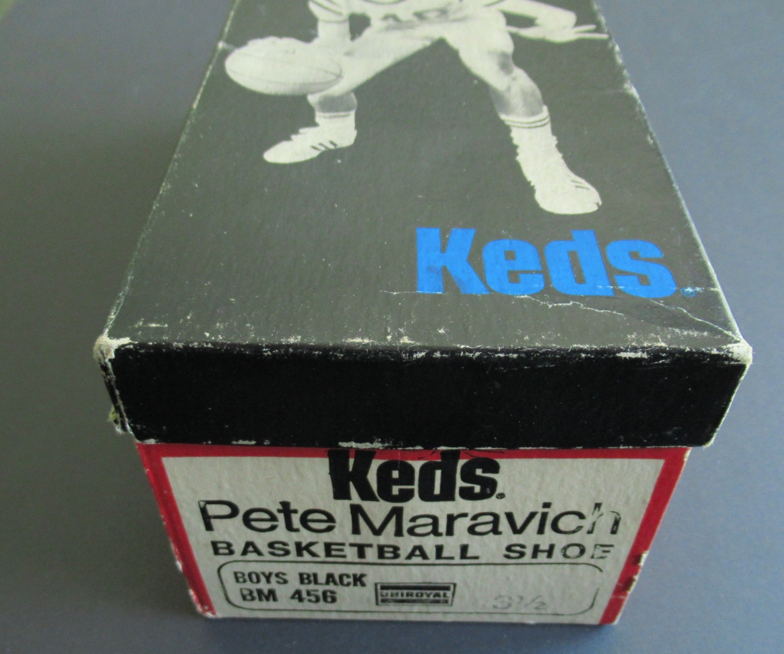 1970s Pete Maravich Keds Basketball Shoe Box NICE!