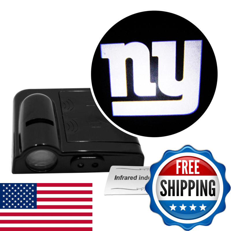 Sporticulture Nfl American Football York Giants – Car Door Lights Logo Shadow