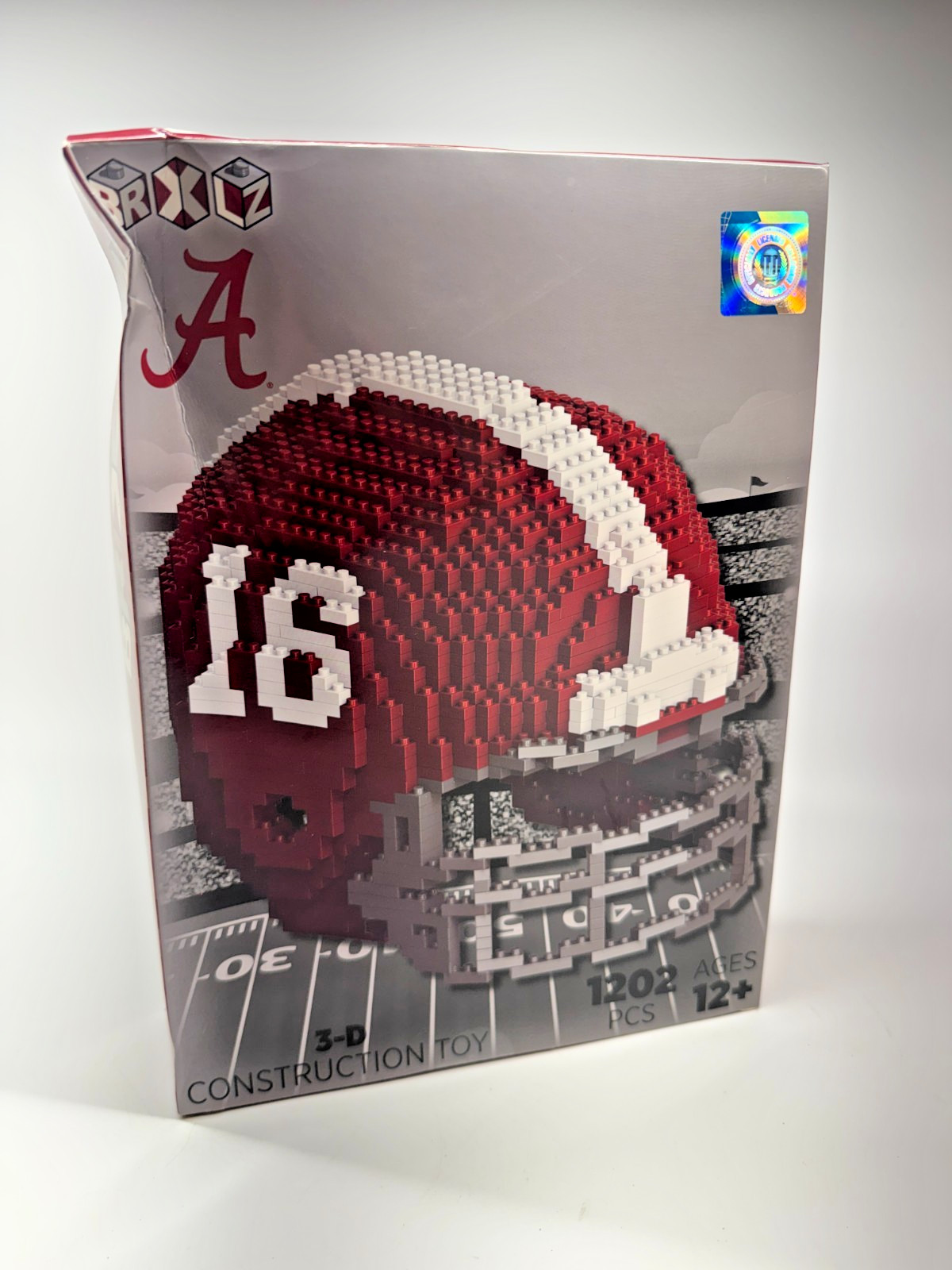 BAMA BRXLZ Alabama Crimson Tide Helmet NCAA 3D Puzzle 1202 Piece NEW Box Damage