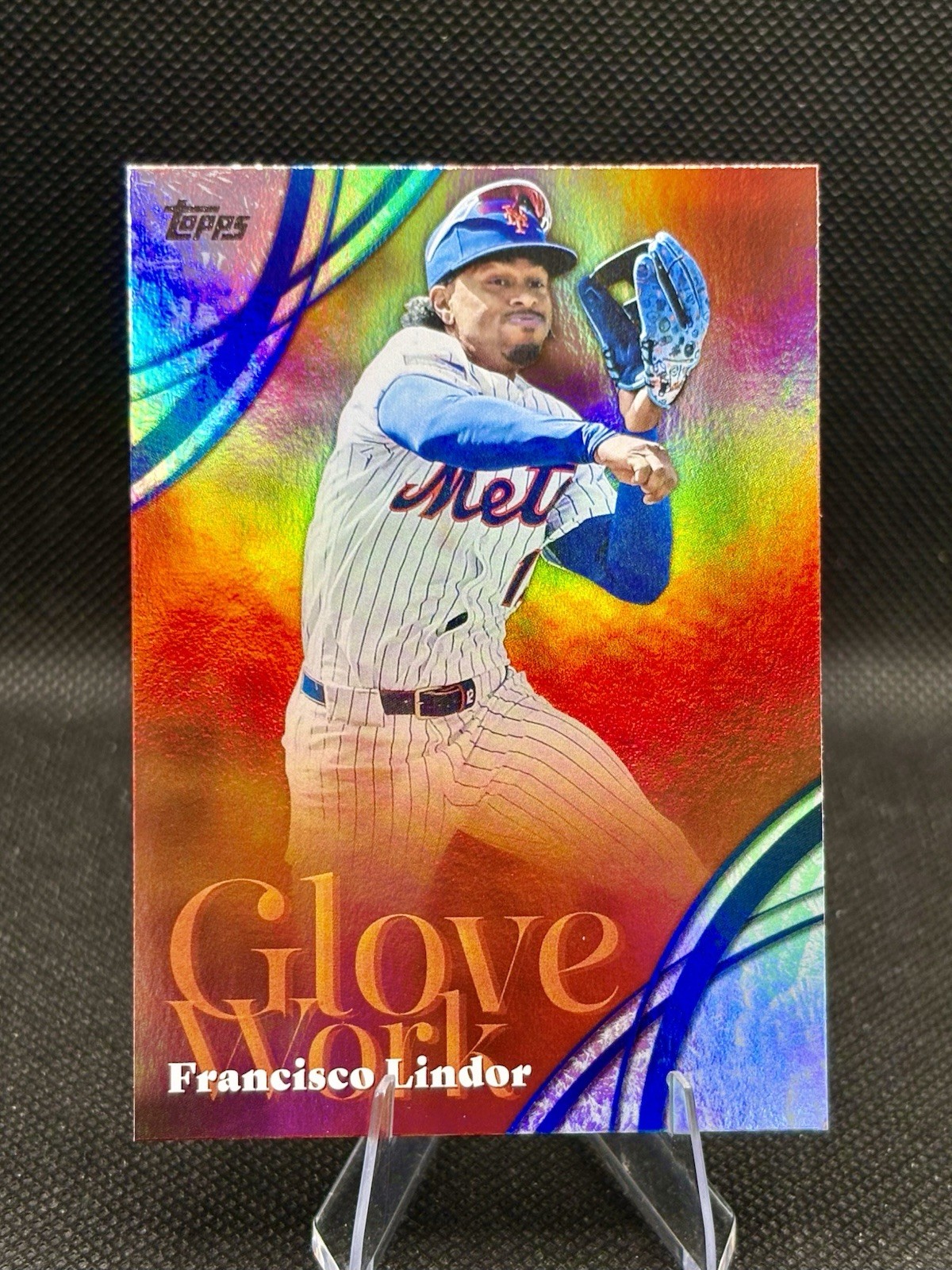 Francisco Lindor Glove Work 2026 Topps Series 2 #GW-21 New York Mets