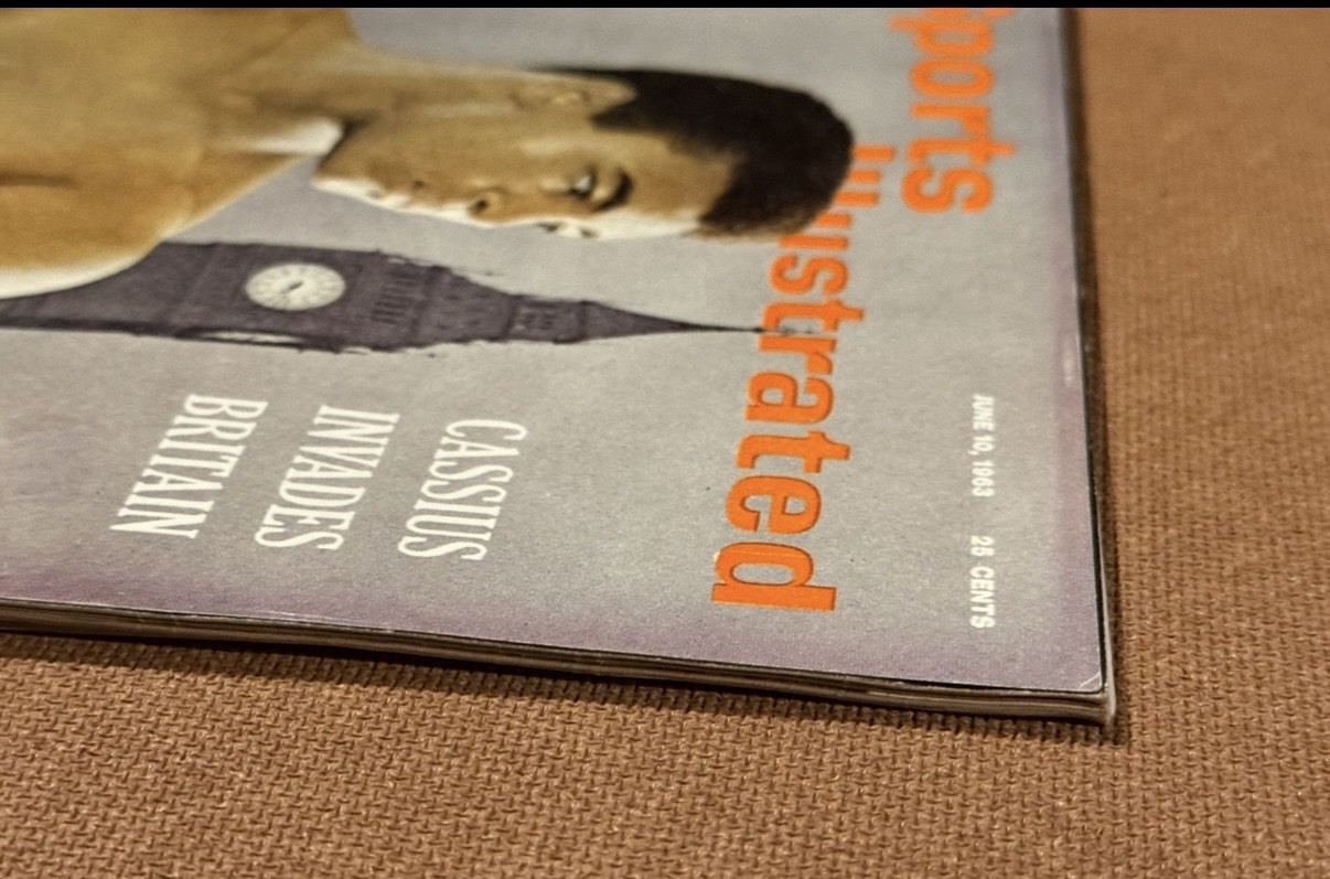 Sports Illustrated June 10, 1963 Cassius Clay Muhammad Ali First Cover Label