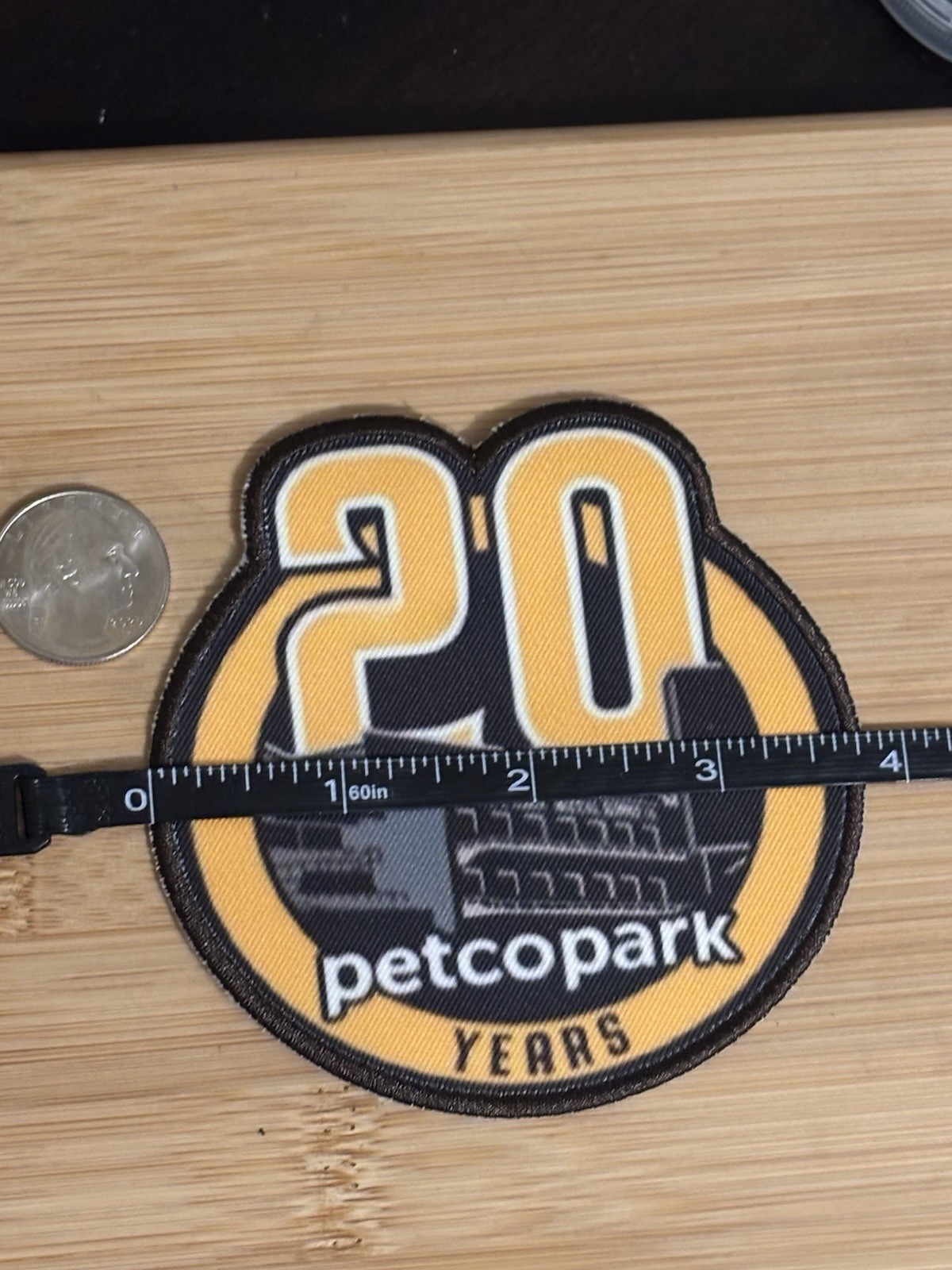 New Petco Park 20th Anniversary Logo Sew On Patch Santiago Padres 4″ Free Shipp