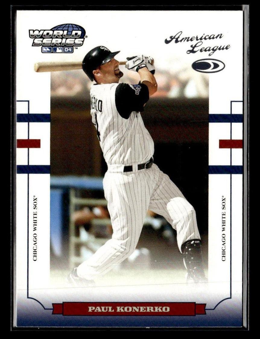2004 Donruss World Series #WS-48 Paul Konerko Card Chicago White Sox