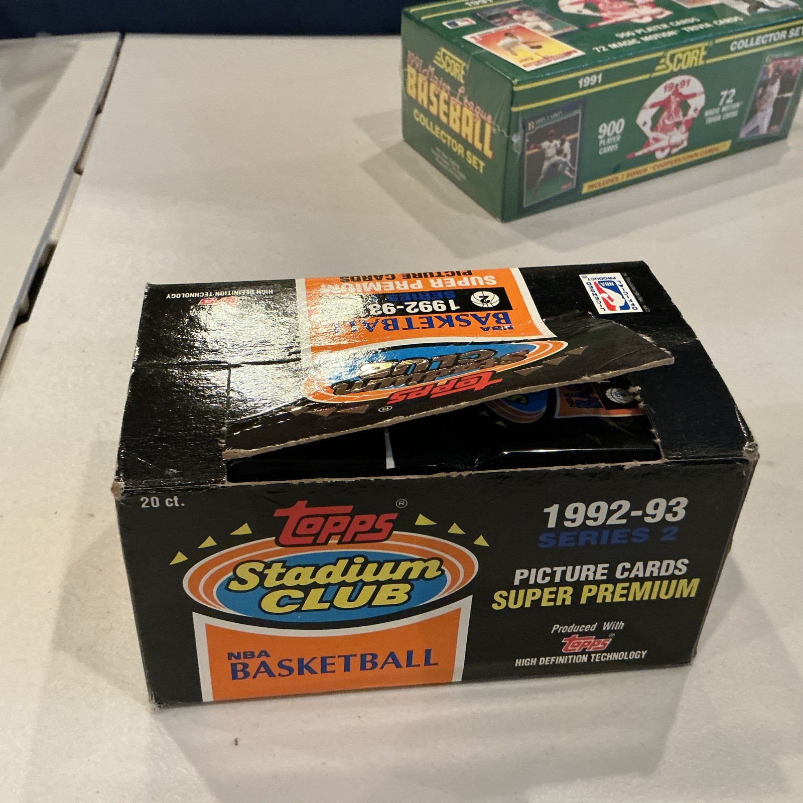 1992/93 Topps Stadium Club Series 2 Basketball Jumbo Box