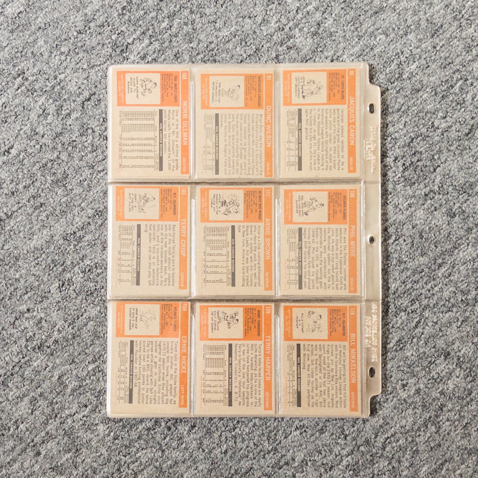Lot of 54 Hockey Cards – 1972-1973 Topps Collection