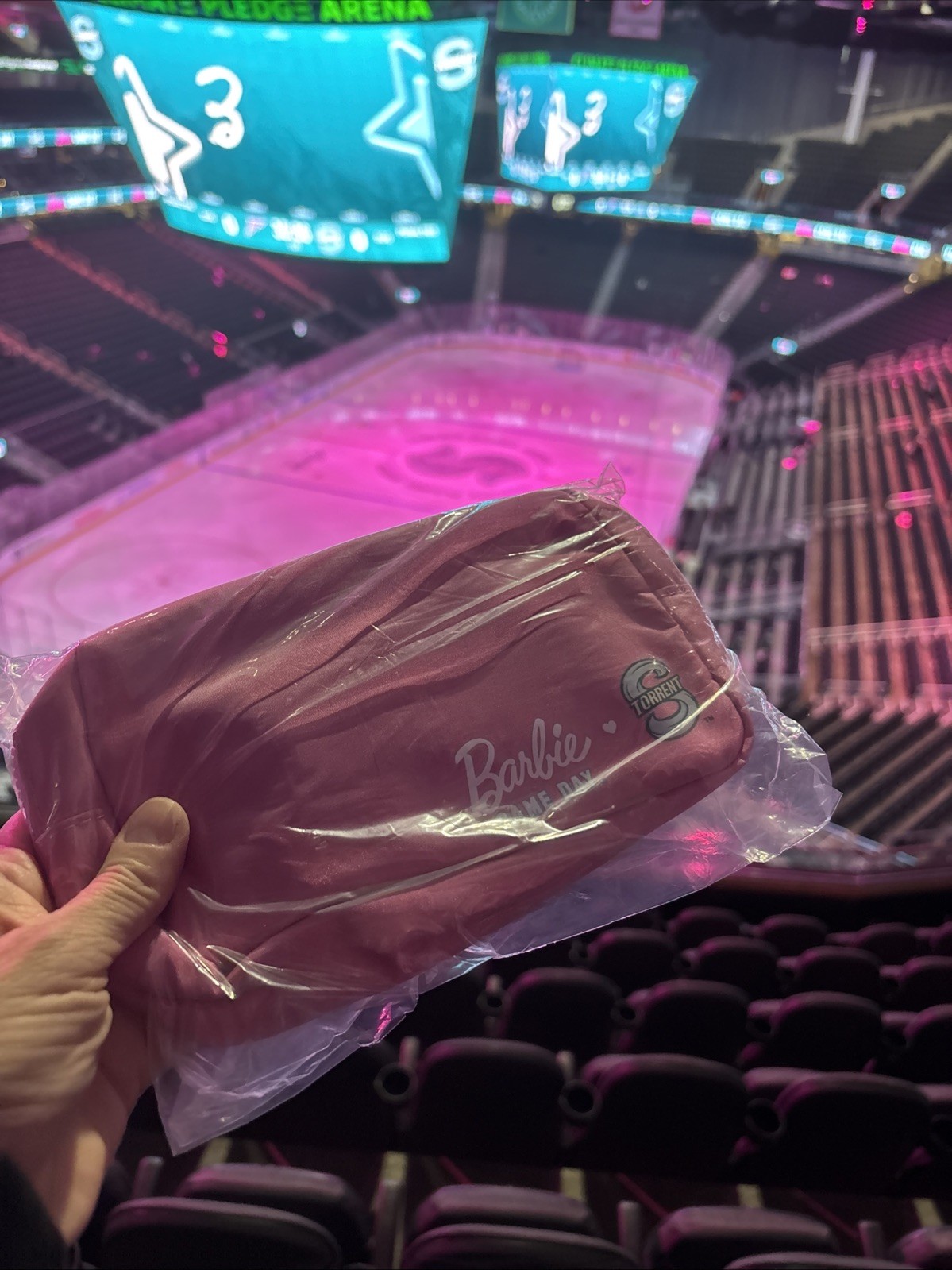 pwhl Seattle Torrent Barbie bag fanny pack