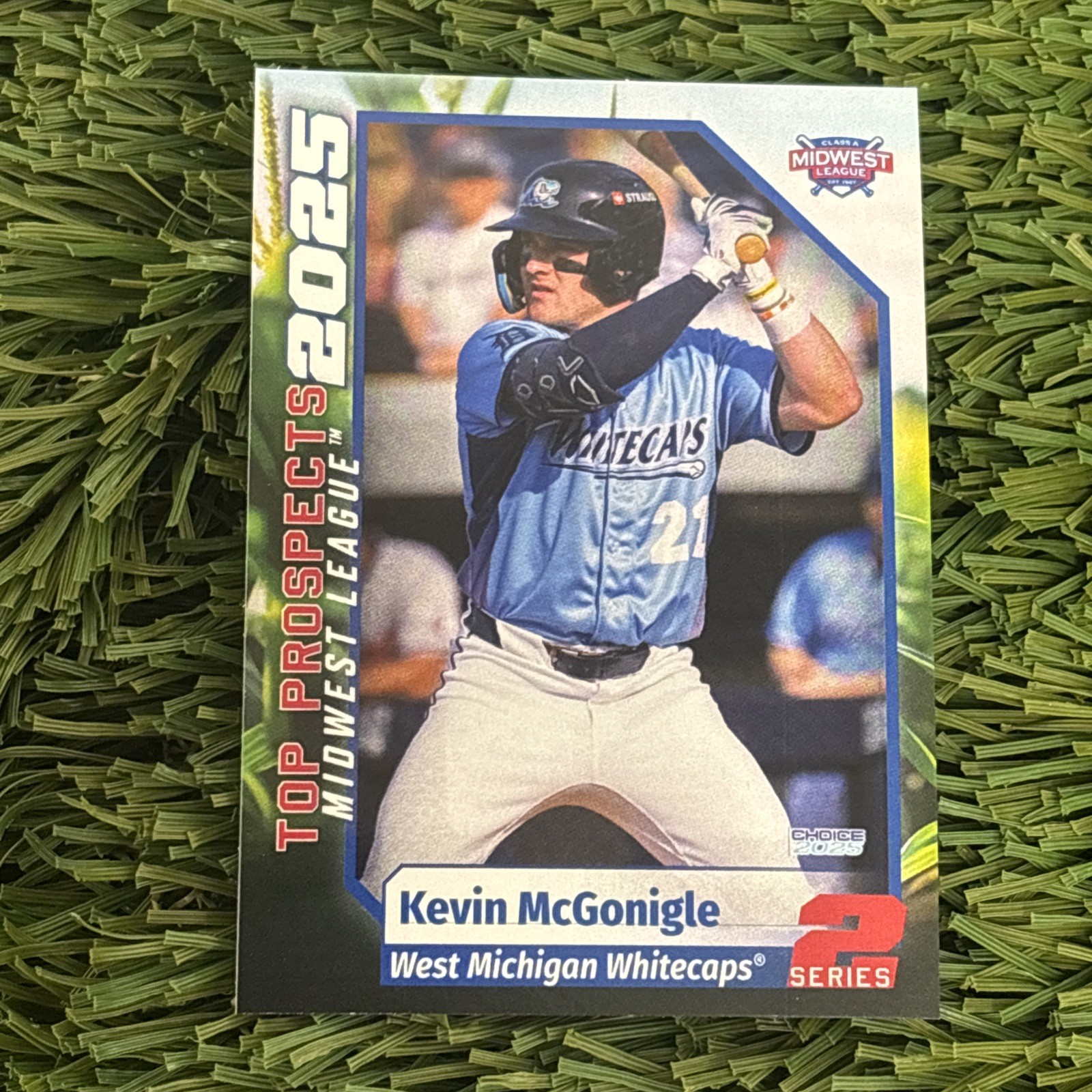 Kevin McGonigle 2025 Midwest League Top Prospects Series 2 #12 Detroit Tigers