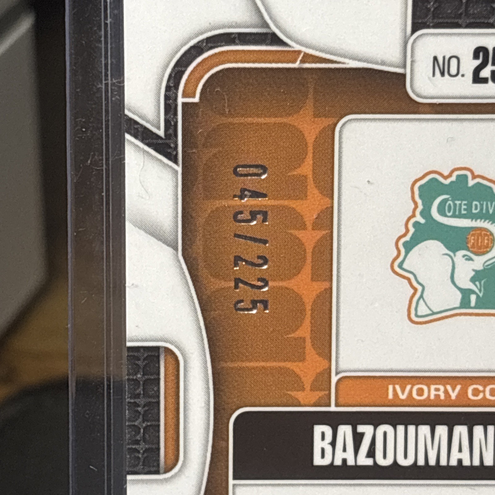 2026 Panini Prizm FIFA World Cup Bazoumana Toure RC Rookie Blue Wave Prizm /225