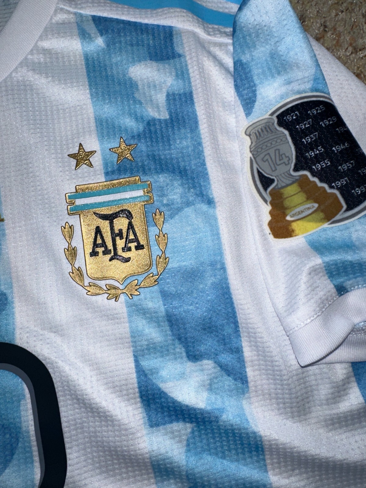 BNWT Argentina 2021 Copa America Final Player Issue #10 Messi shirt “US M”