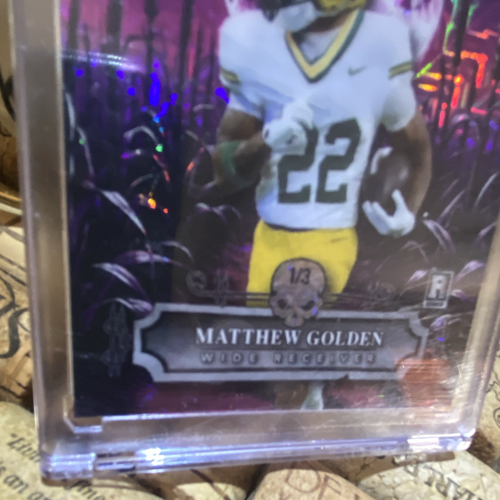 Wild Card Haunted Hits Matthew Golden Purple 1/3 RC