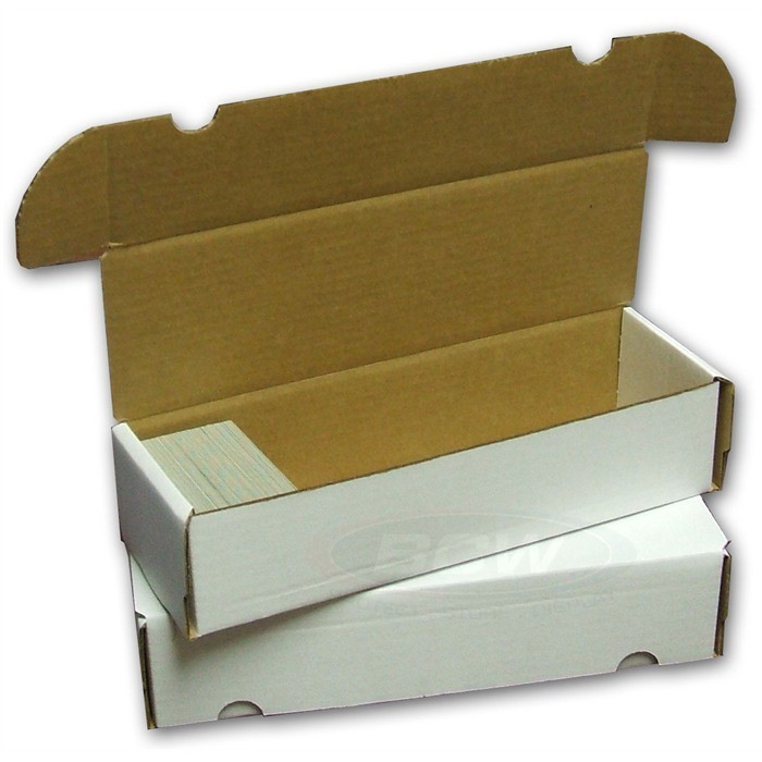 10 BCW 660 Count Corrugated Cardboard Boxes Baseball Trading Cards Storage DEAL