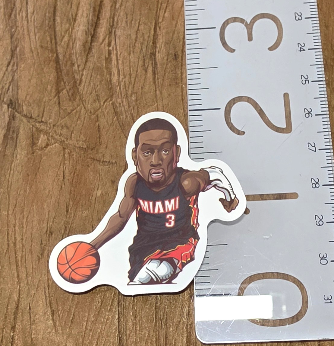 🏀DWYANE WADE Sticker Miami Heat Decal Miami Heat Decal NBA Basketball Dwayne