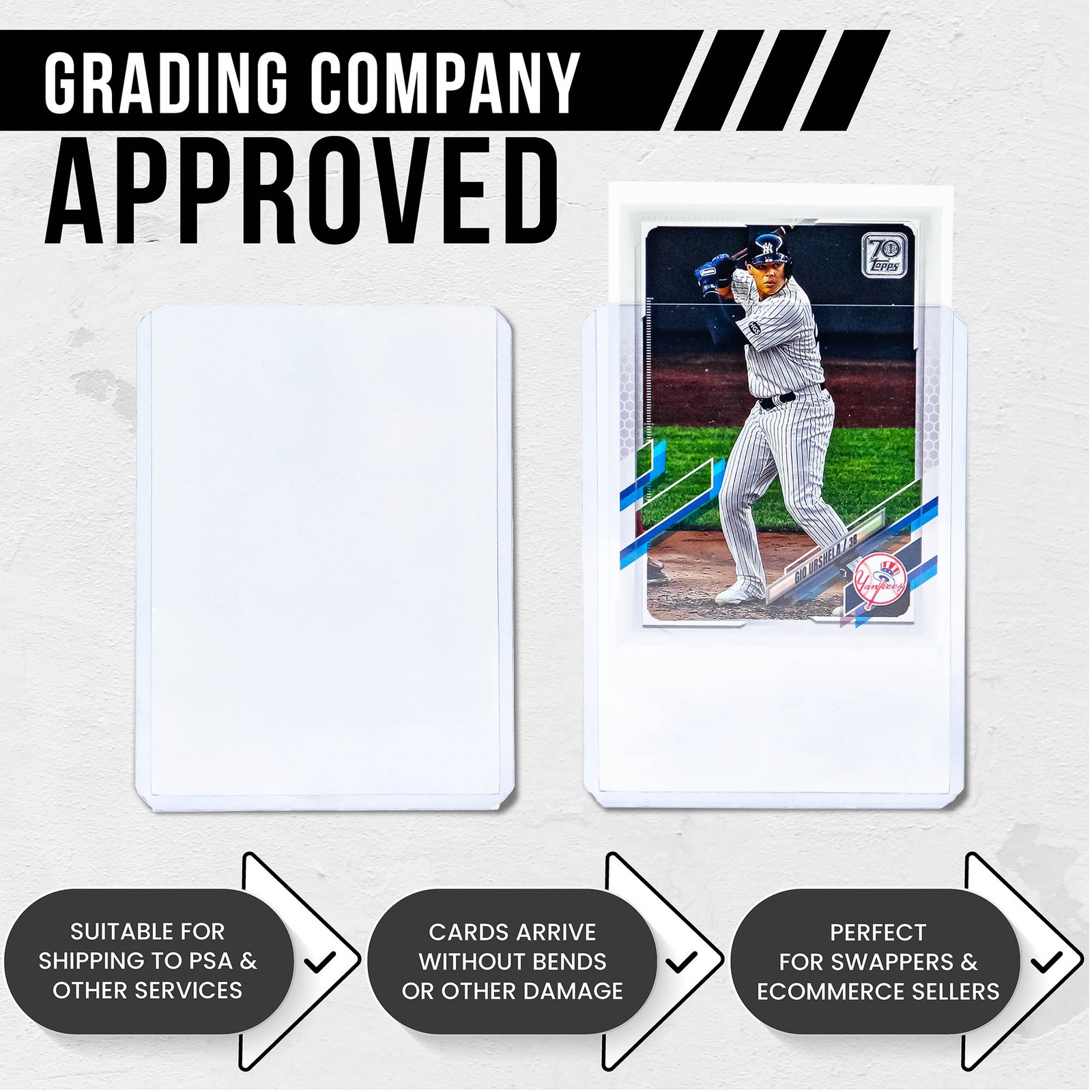 1000 Top Loaders Full Case of Platinum Protectors Premium Toploaders