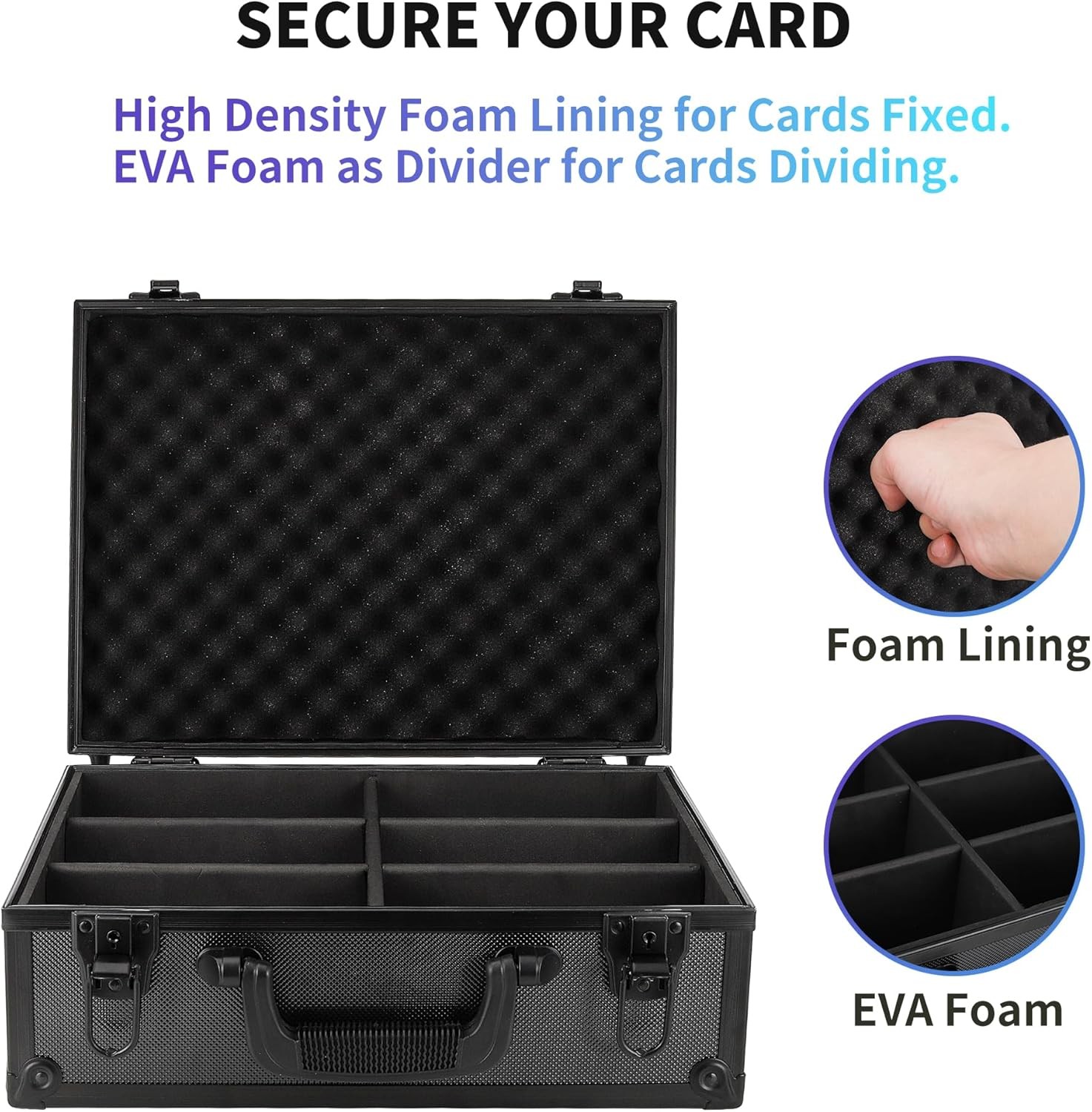 New Hard Toploader Case For 3″ x 4″ 35pt Sports Cards Storage Boxes Holds 600+