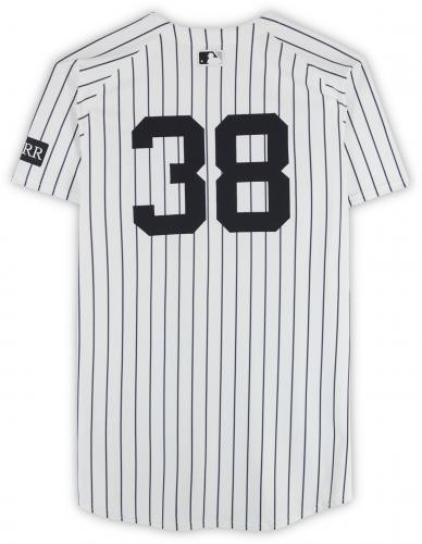 Devin Williams Yankees GU #38 White Pinstripe Jersey vs Orioles on June 22, 2025