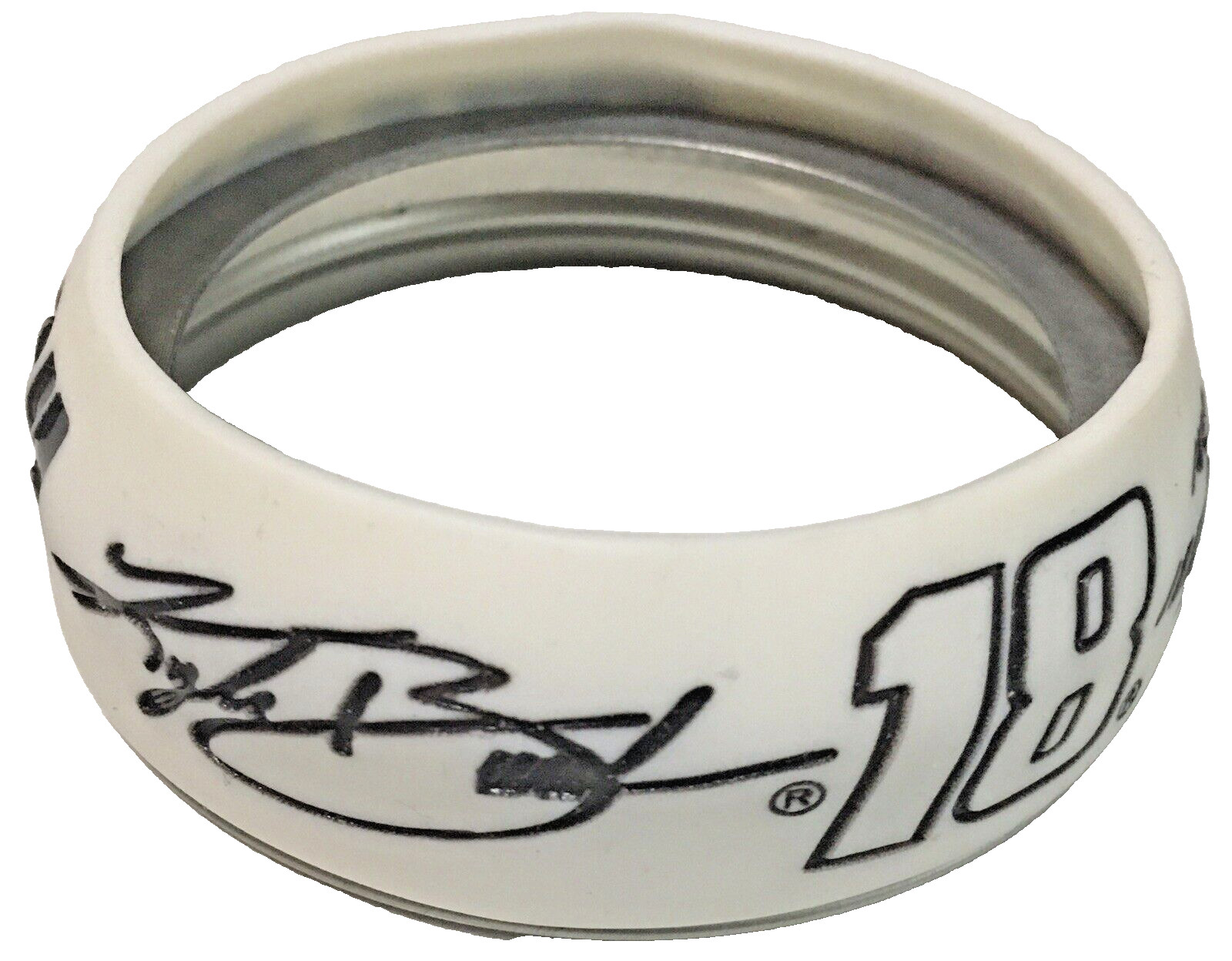 Vintage NASCAR Liicensed Silicone KYLE BUSCH #18 Bracelet 15/16” Wide