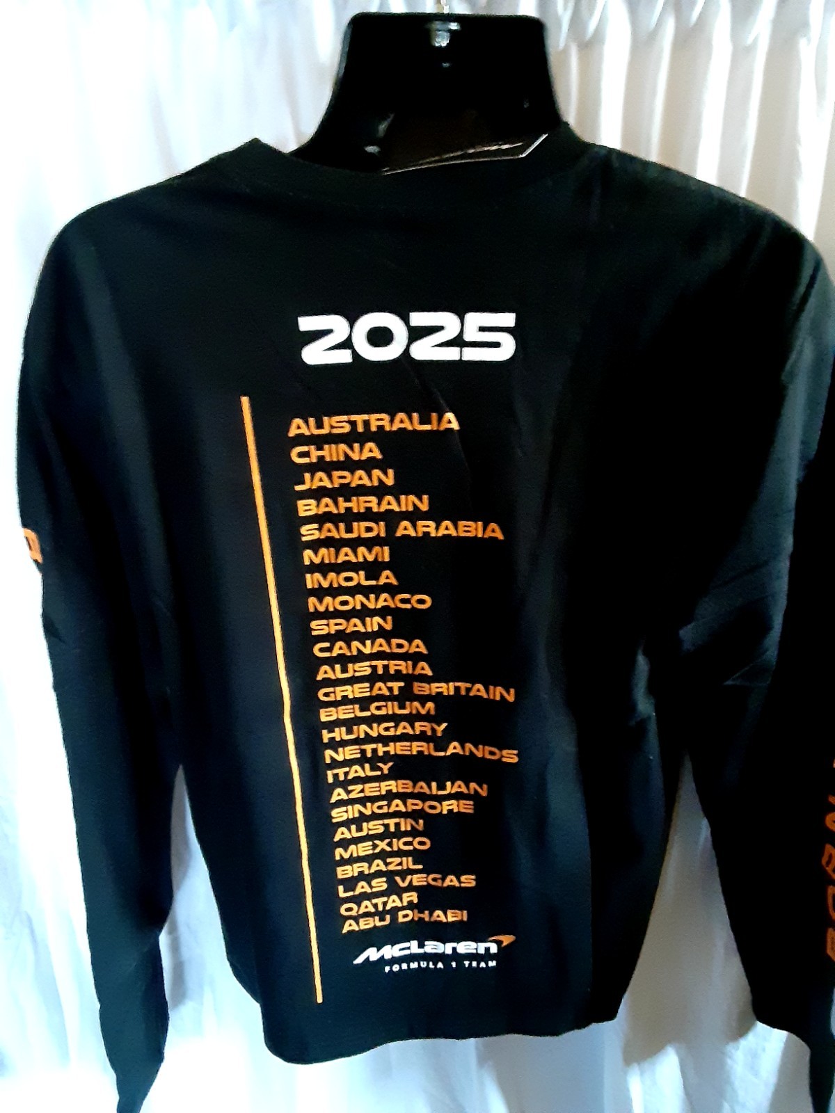 McLaren Formula 1 Team 2025 Men’s Shirt Large