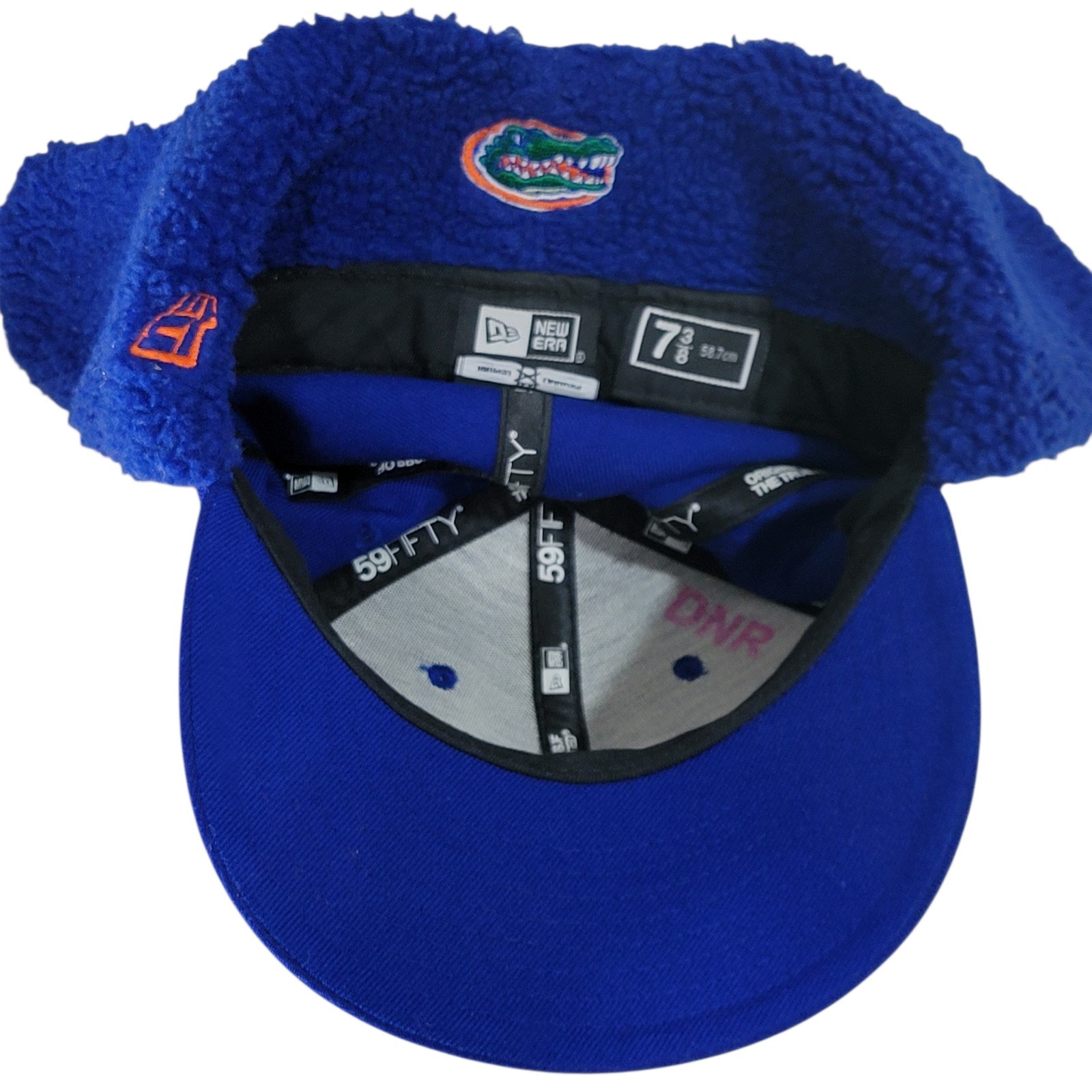 Florida Gators Ear Flap Trapper Hat Fitted Mens 7 3/8 NCAA Football New Era Cap