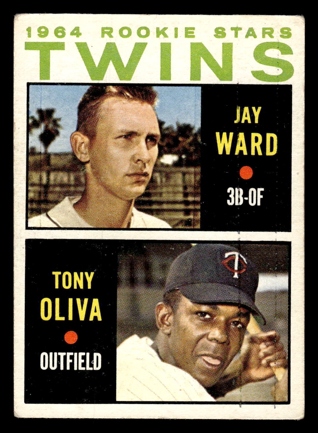 1964 Topps #116 Twins 1964 Rookie Stars (Tony Oliva) – VG-VGEX *TedsCardShack*