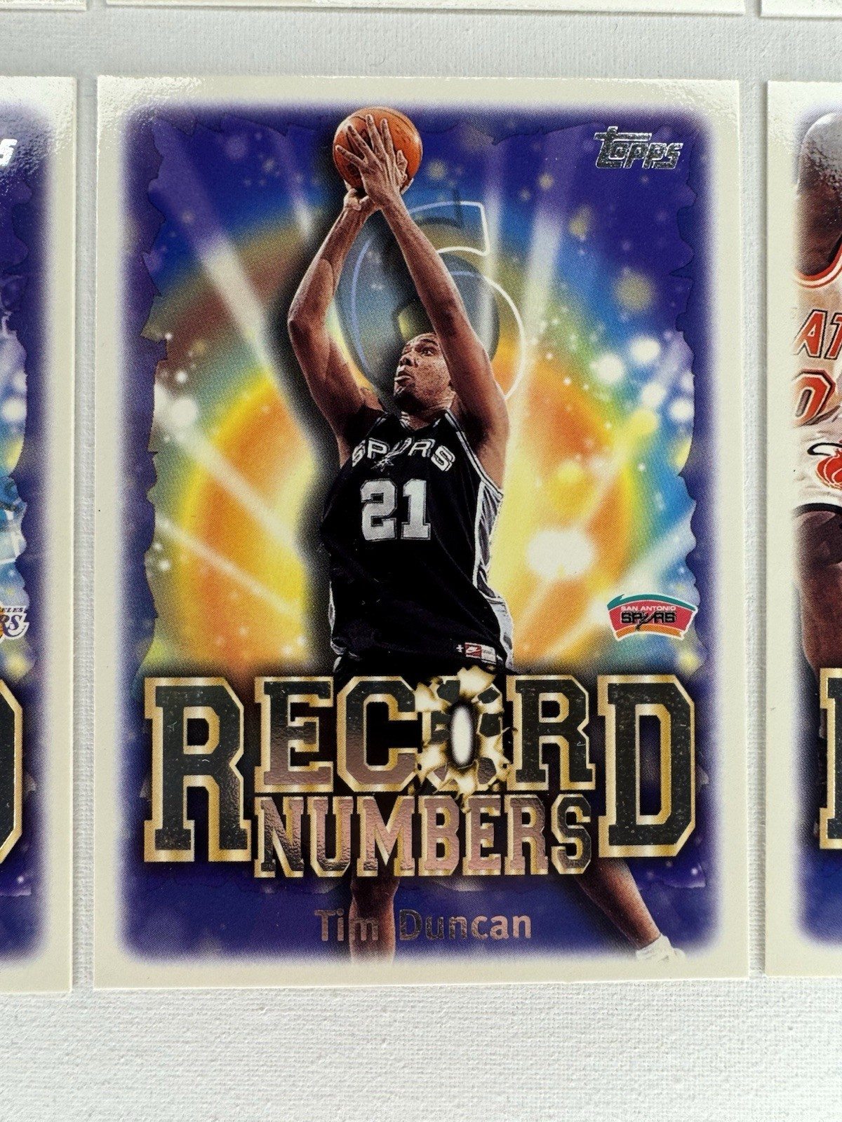 1999-00 Topps NBA Record Numbers Inserts Complete Set (RN1-10) Kobe, Iverson 🔥