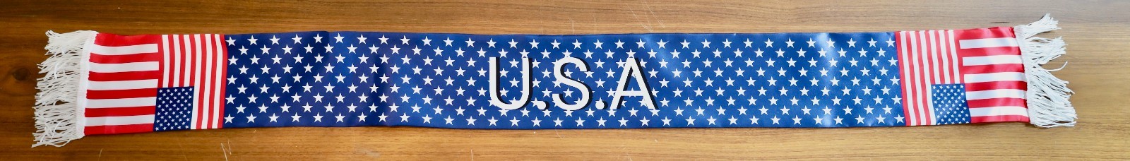 USA National Scarf – Patriotic- National Double Sided Scarf World Cup New