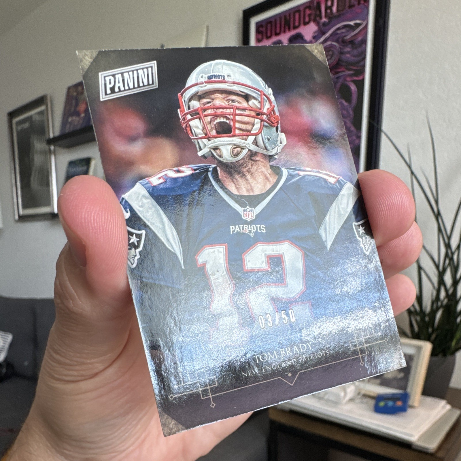 2016 Panini Black Friday Football Tom Brady #22 Patriots Serial Numbered /50