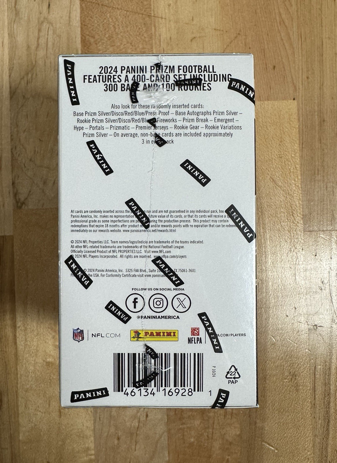 2024 Panini PRIZM NFL Football BLASTER Box – Disco Prizm Parallels- NEW!