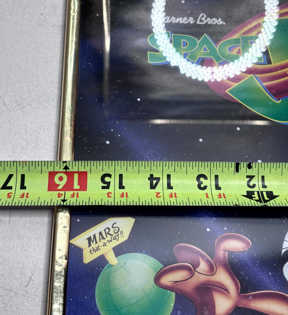 Vintage Space Jam Framed Posters Set Michael Jordan Looney Tunes 1996 USA