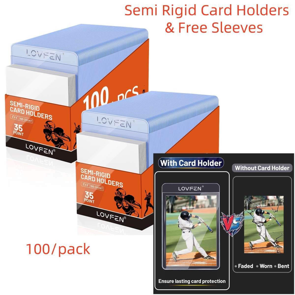 6 Slot Box Case/ Toploader/ Magnetic Card Holder For 35pt Pokémon Trading Cards