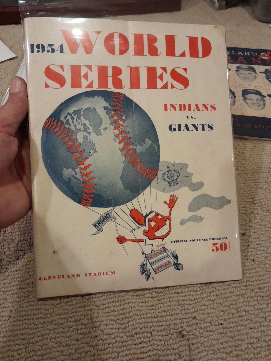 1948,1954 World Series Programs, 1955 Picture/Record Book. Sold As A Lot.