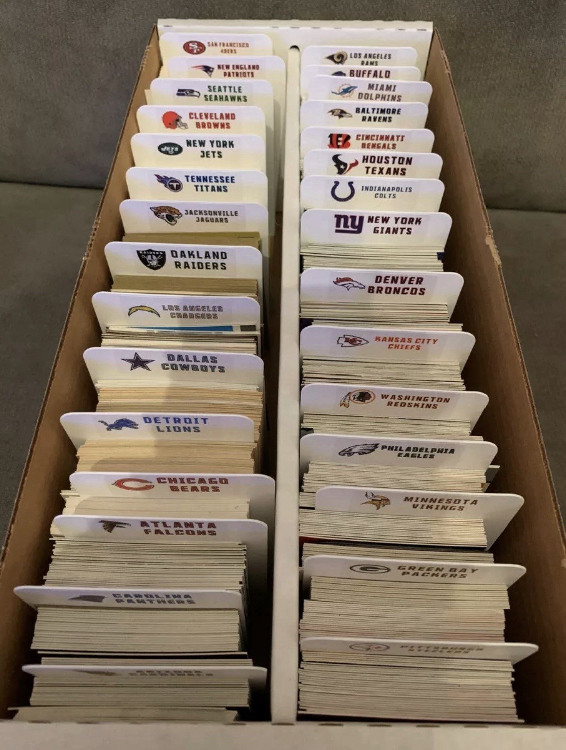 BUNDLE DEAL Sports Card TALL Dividers With FREE Customized NBA MLB & NFL Labels