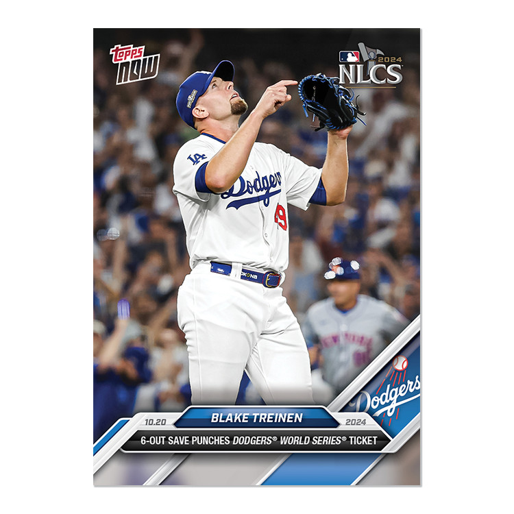 Blake Treinen – 2024 MLB Topps Now Card 860 – Print Run: 1555