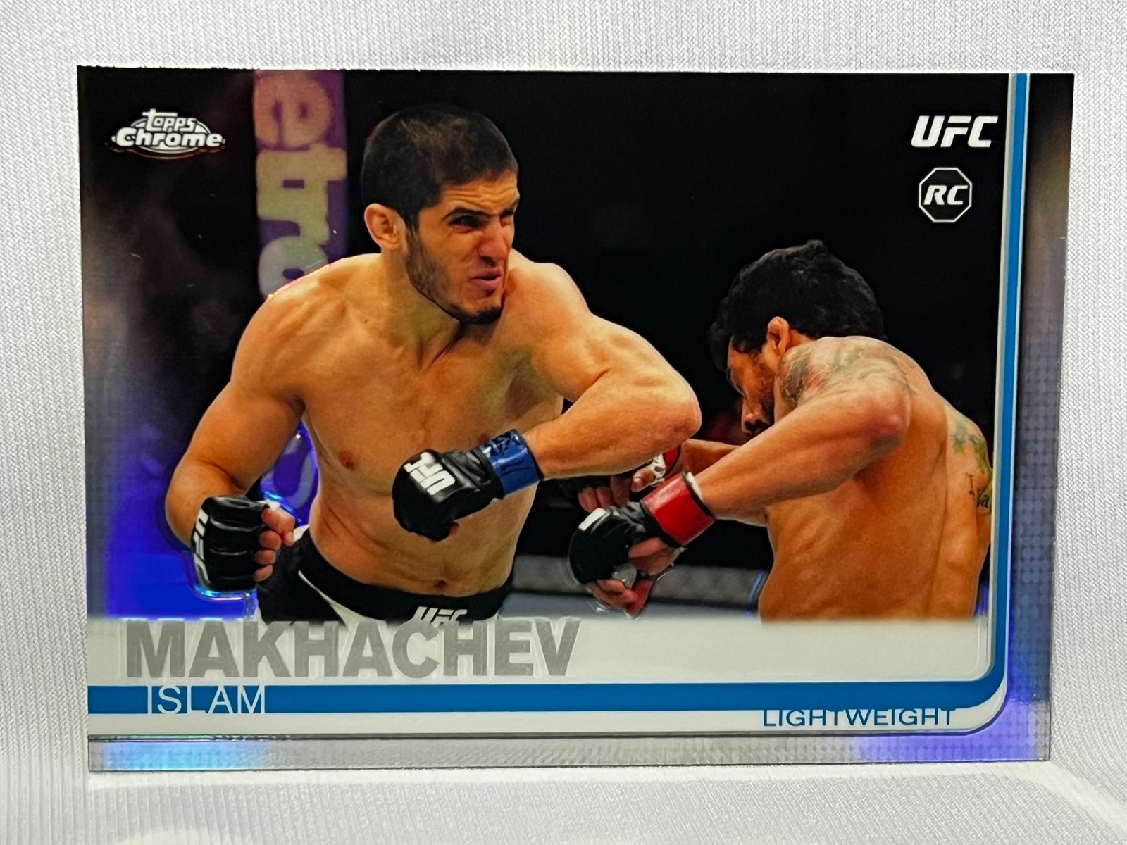 2019 Topps Chrome UFC Islam Makhachev RC #92 Silver Refractor