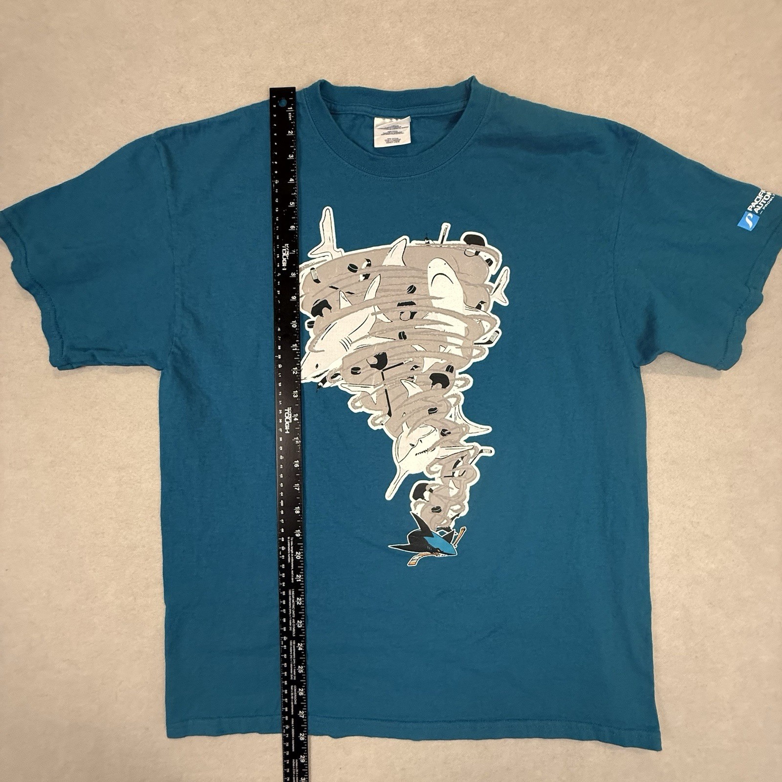 San Jose Sharks Sharknado 2016 Stanley Cup Finals Promo T Shirt Mens Large