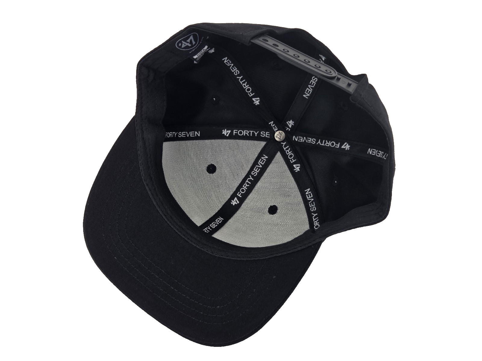 47 Black LA Dodgers Adjustable Snapback Hat Baseball Classic White Logo HT48