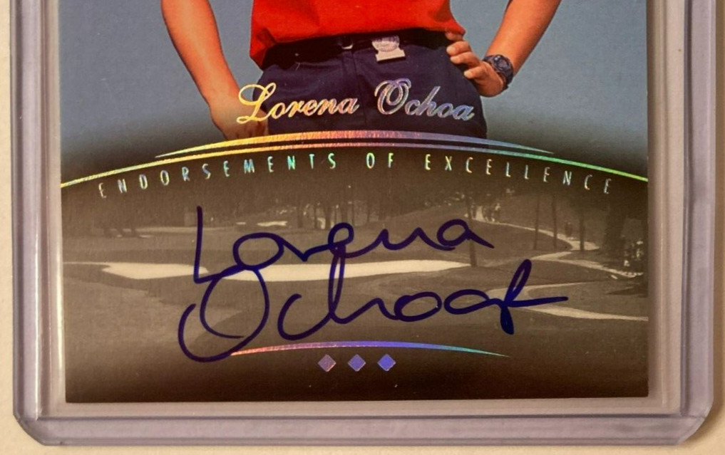 Lorena Ochoa AUTO~RC Upper Deck Endorsements/Excellence 2004 Rookie Autograph SP