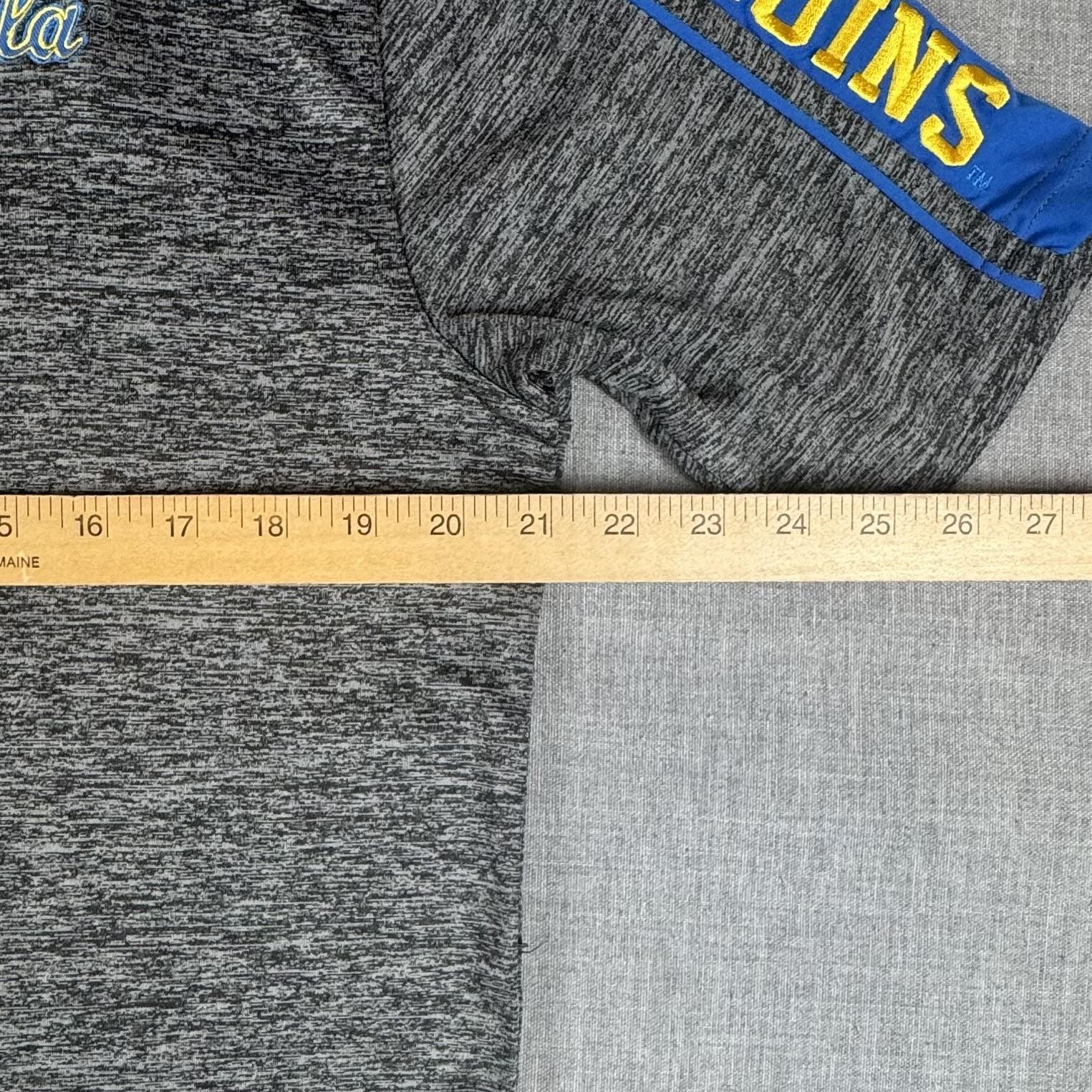 UCLA Bruins Shirt Mens Medium Gray Blue NCAA College Chiliwear Polo Short Sleeve
