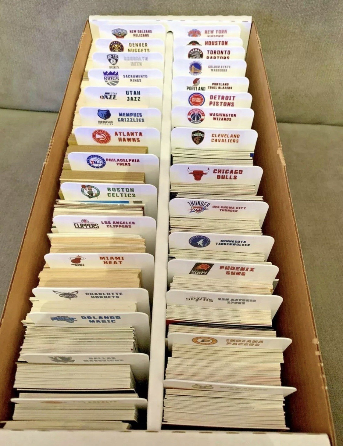 BUNDLE DEAL Sports Card TALL Dividers With FREE Customized NBA MLB & NFL Labels