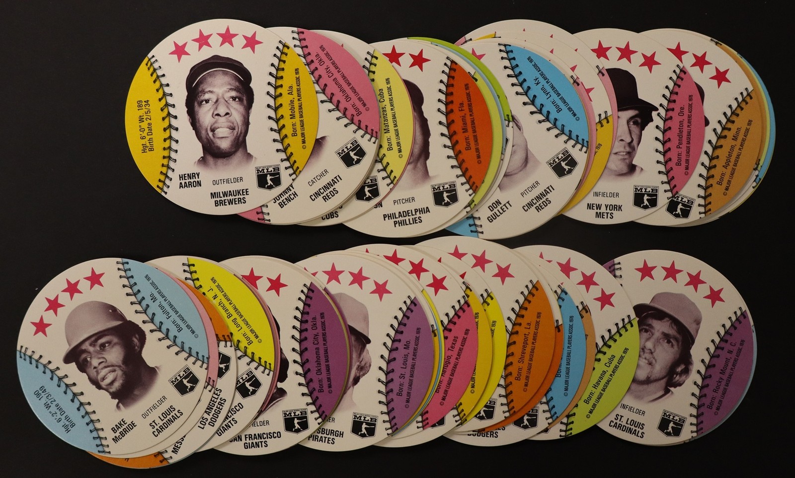 1976 MSA Isaly’s/ Sweet William Baseball Disc Set (70) *7514