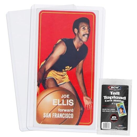 Tall Card Topload Holders – 25 Pack | Premium Top Loaders for Sports Trading