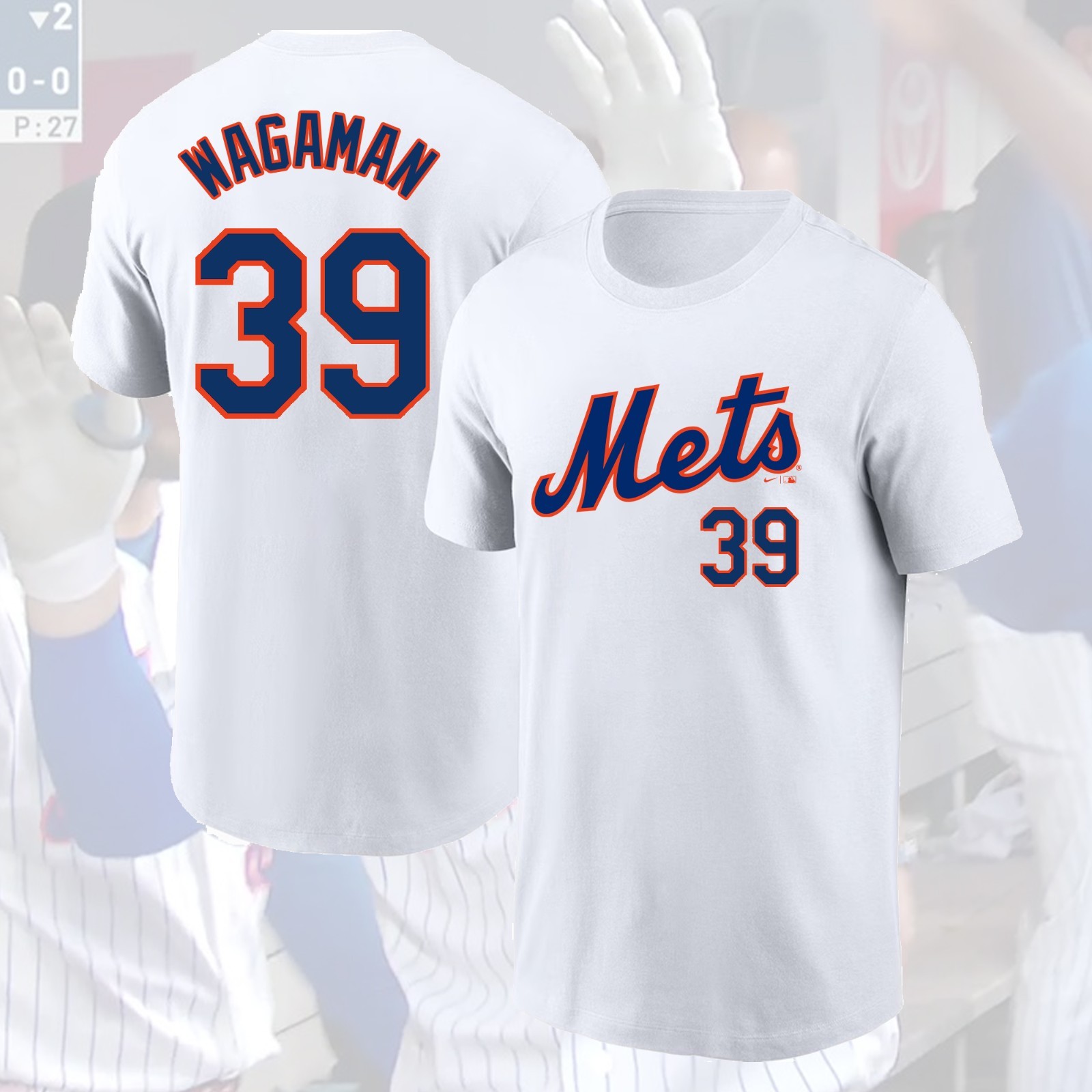 HOT SALE ! Eric Wagaman #39 New York Mets 2026 Player Name & Number For Fan