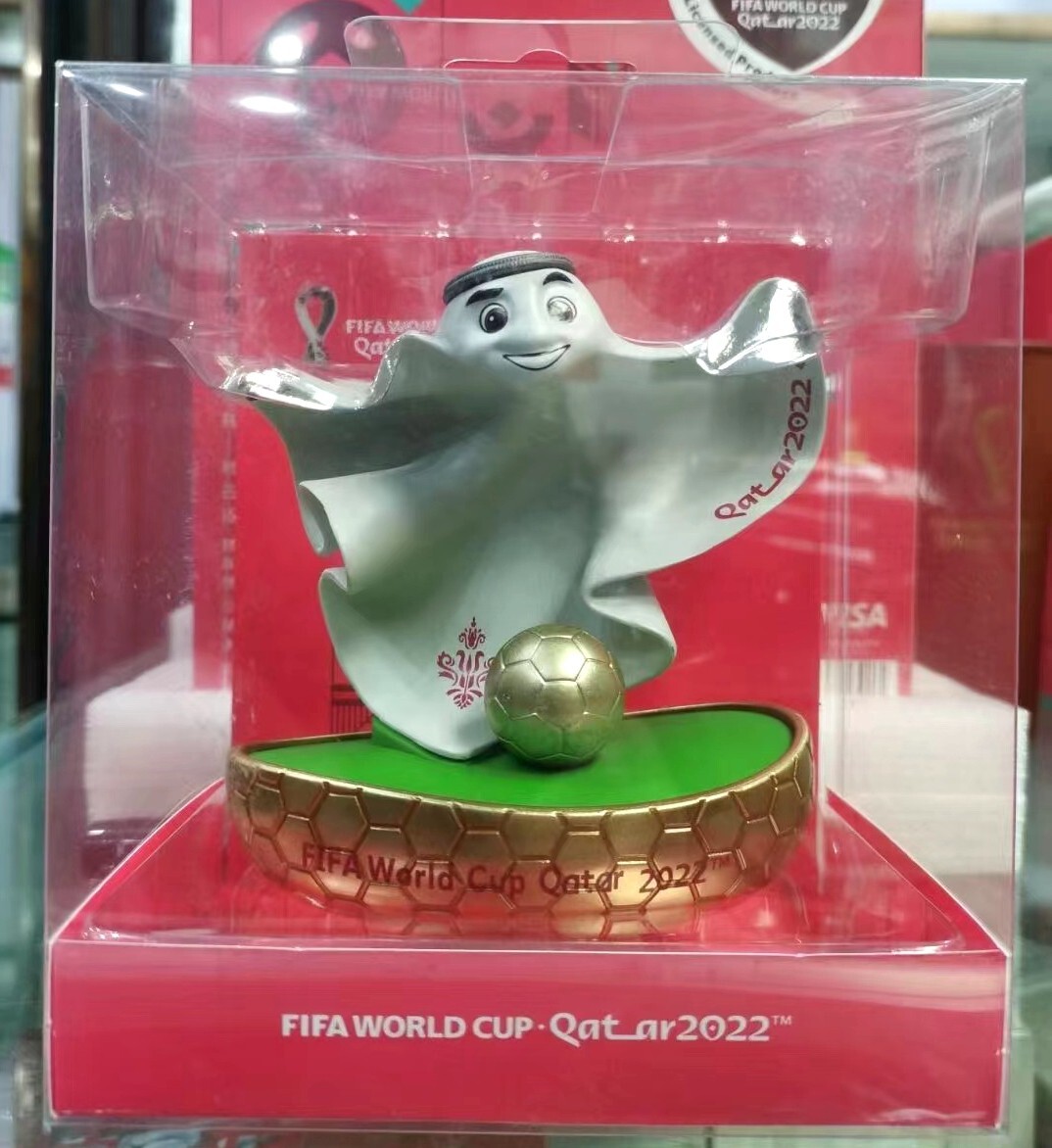 Official Qatar 2022 World Cup la’eeb Mascot Doll Football Souvenir TOY