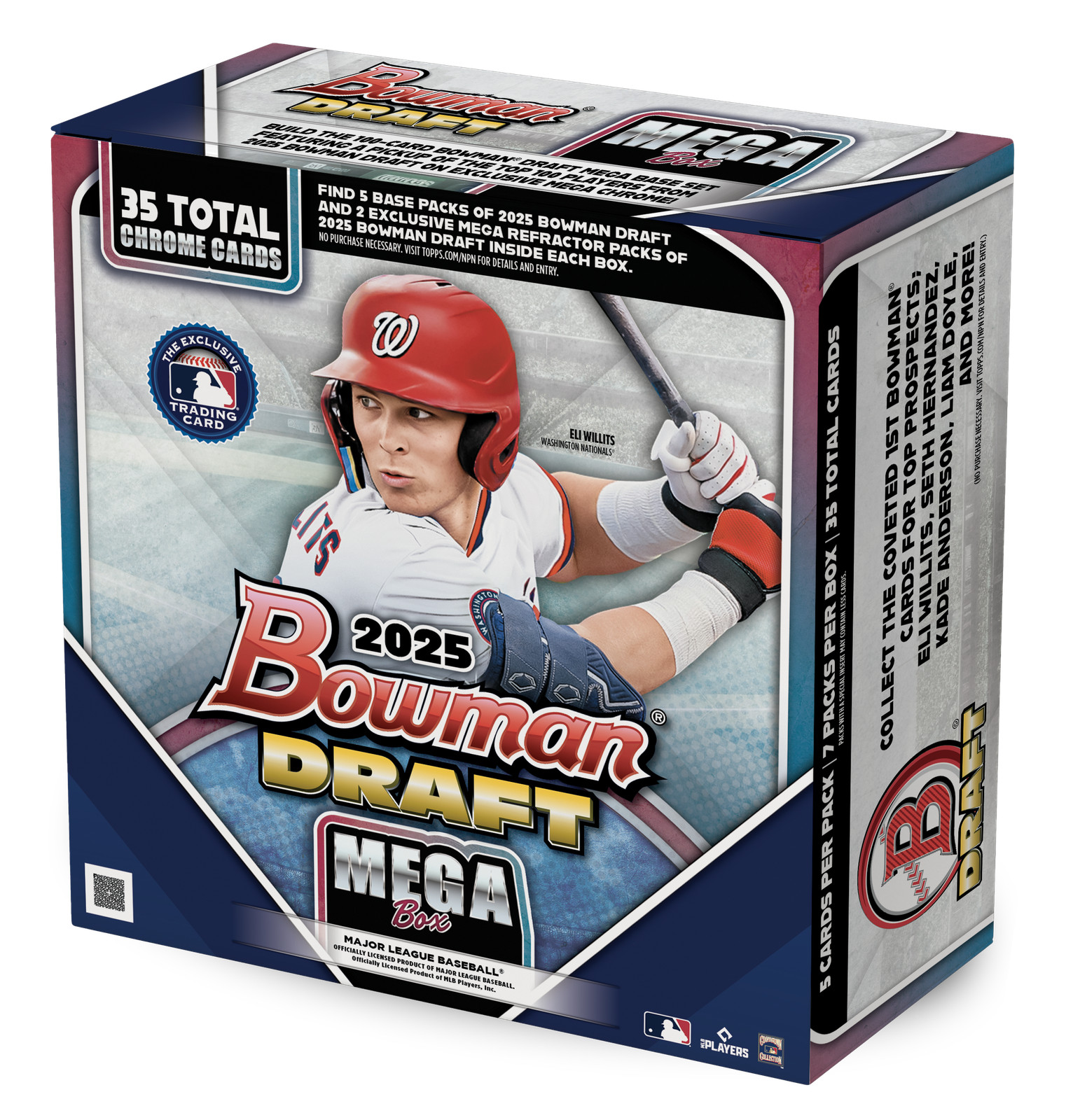 2025 BOWMAN DRAFT CHROME MEGA BOX (35 Cards) MLB Baseball Brand New QTY Presale