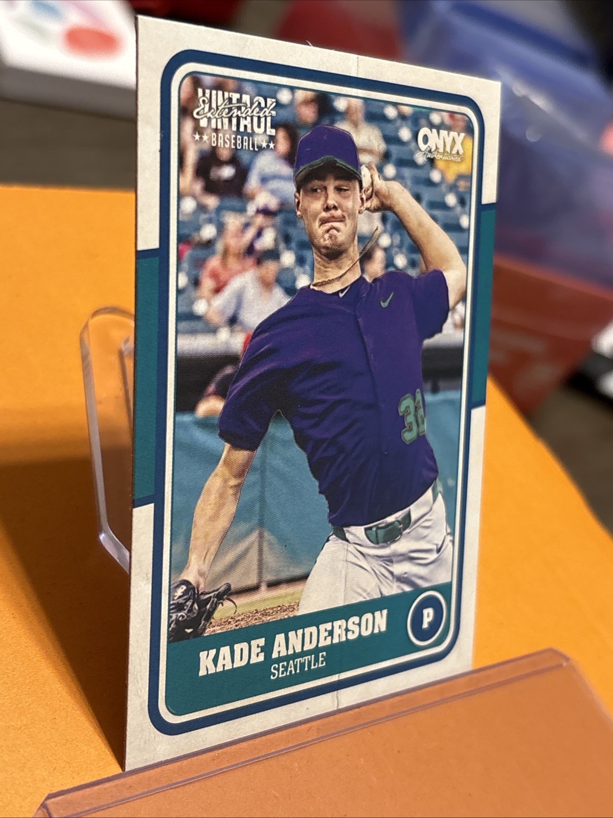 2025 Onyx Vintage Extended #OVKAAN Kade Anderson – Mariners Prospect