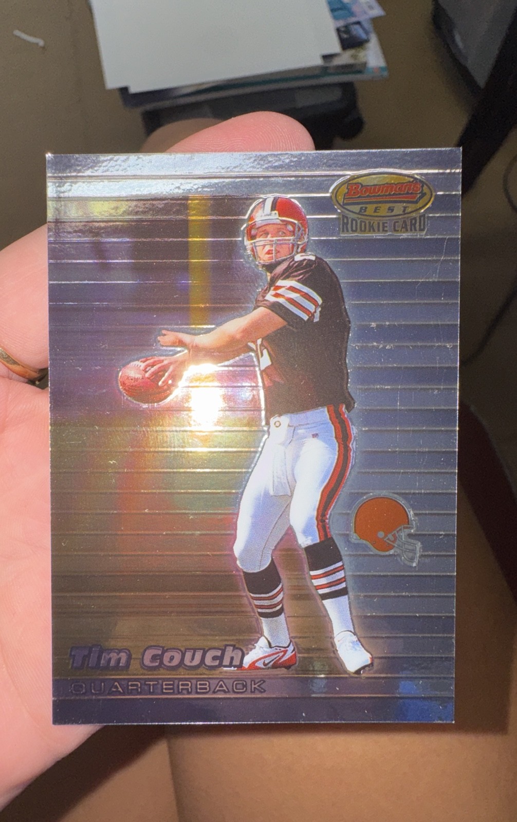 1999 Bowman’s Best – Tim Couch #132 Refractor /400 (RC)