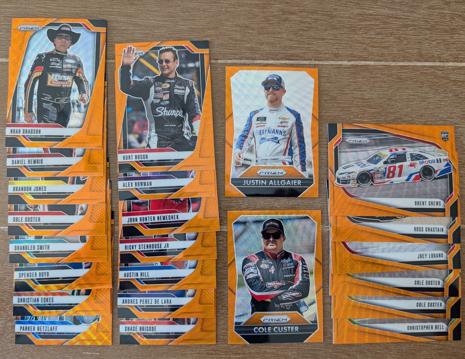 250+ 2025 Prizm NASCAR Numbered Lot