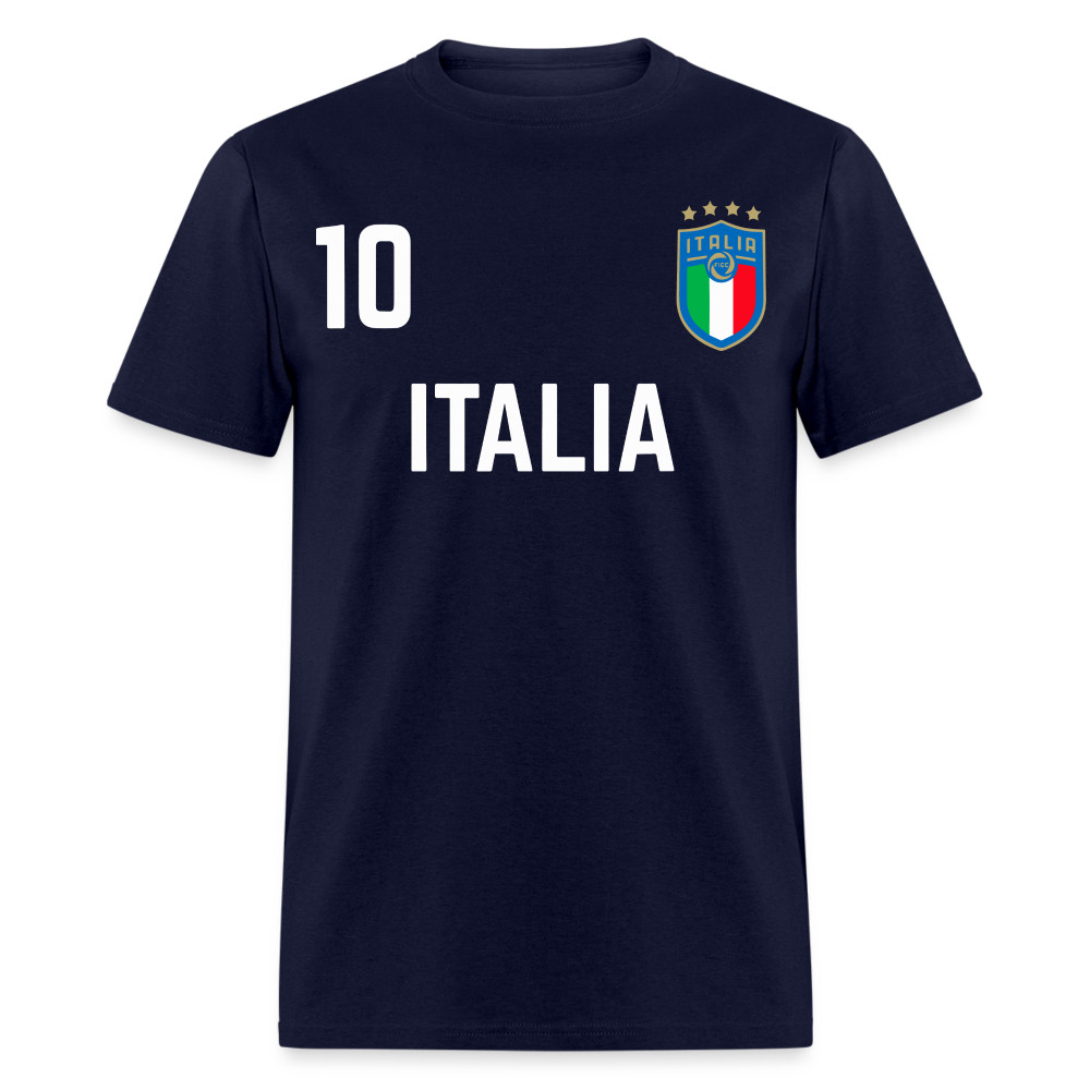 Soccer Italy #10 shirt Italia fans support Football T-shirt
